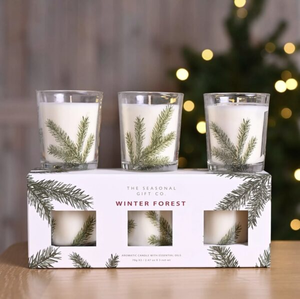 Pine Scented Candles Set