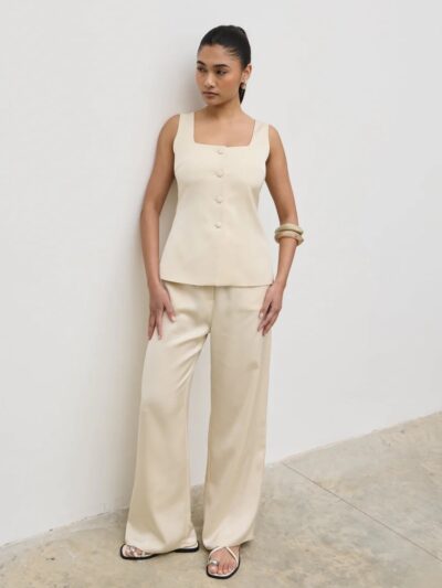 Breya Trouser in Oyster