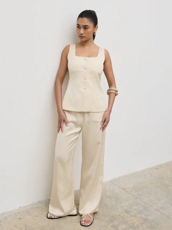 Breya Trouser in Oyster - Image 2