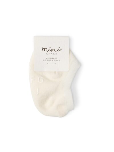 Alphabet No Show Baby Socks
