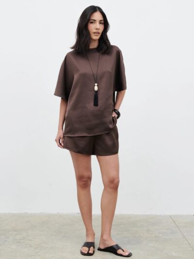 Breya Short – Chocolate Brown