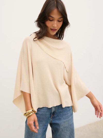 Amina Draped Knit Top