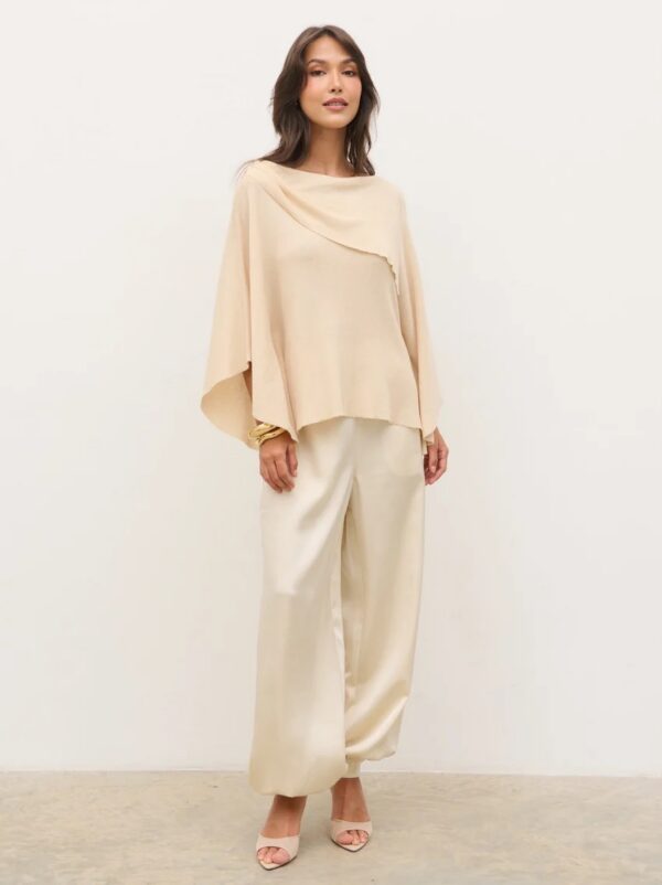 Amina Draped Knit Top - Image 5
