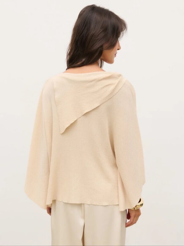 Amina Draped Knit Top - Image 7