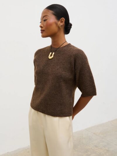 Gisella Short Sleeve Knit Top