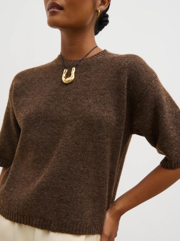 Gisella Short Sleeve Knit Top - Image 4