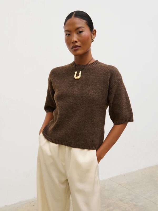 Gisella Short Sleeve Knit Top - Image 6