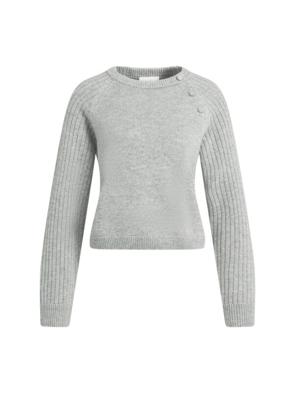 Dove Wool Blend Button Sweater - Image 6