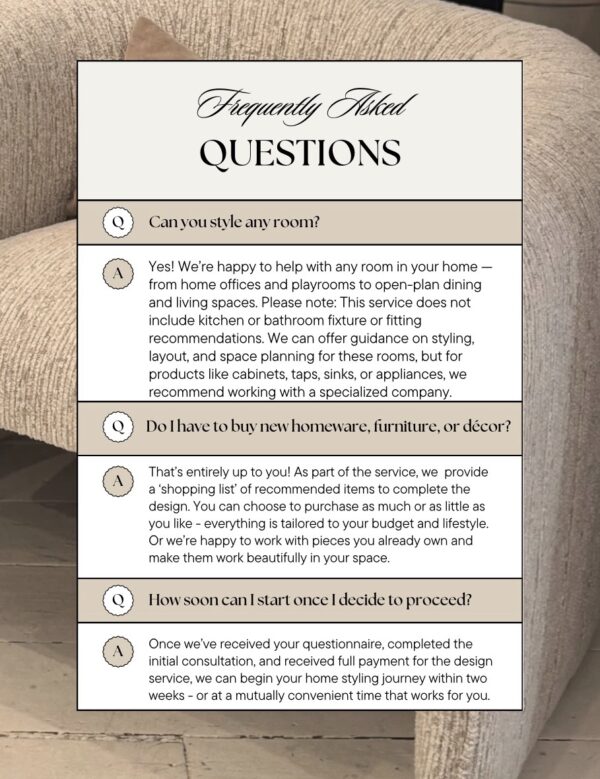 Mini Room Styling Package | Guernsey & UK Virtual Interior Design - Image 5