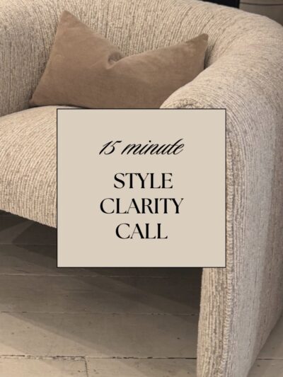 15 Minute Interior Style Clarity Call