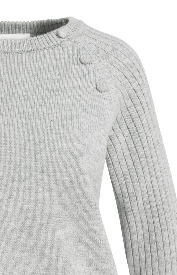 Dove Wool Blend Button Sweater - Image 7