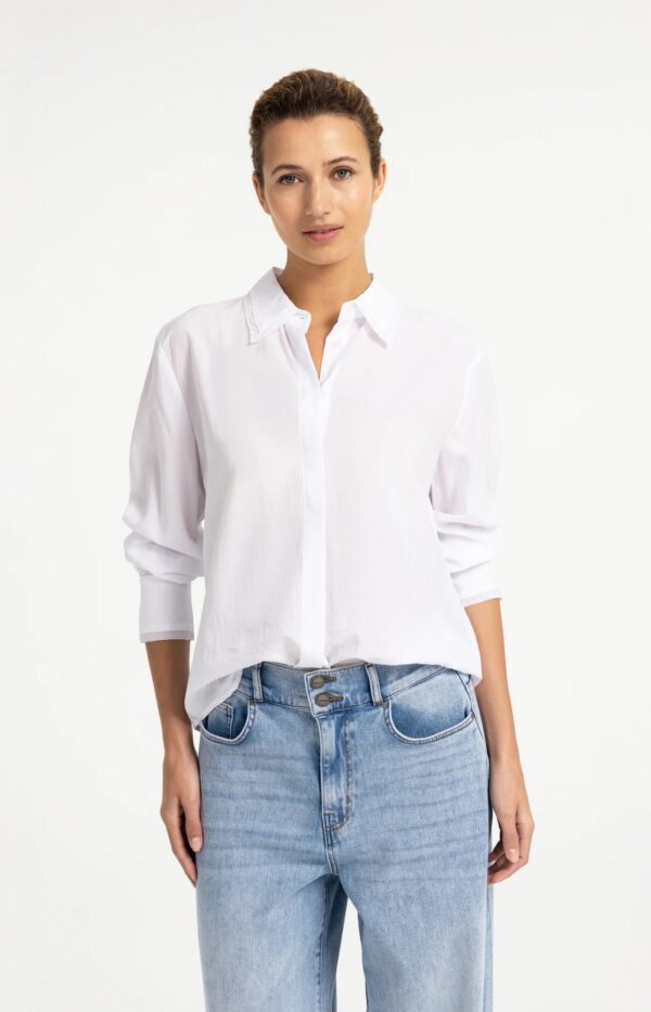 Blouse with Detail Collar