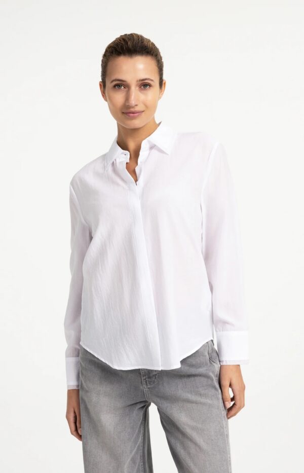 Blouse with Detail Collar - Image 2