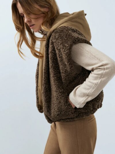 Reversible Faux Fur Bodywarmer