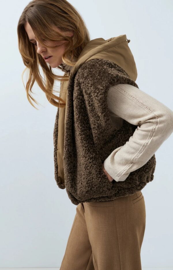 Reversible Faux Fur Bodywarmer