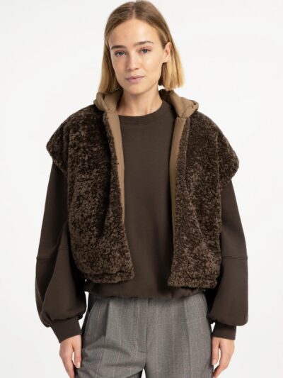 Reversible Faux Fur Bodywarmer