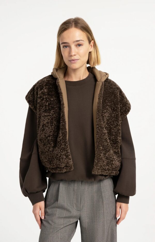 Reversible Faux Fur Bodywarmer - Image 2