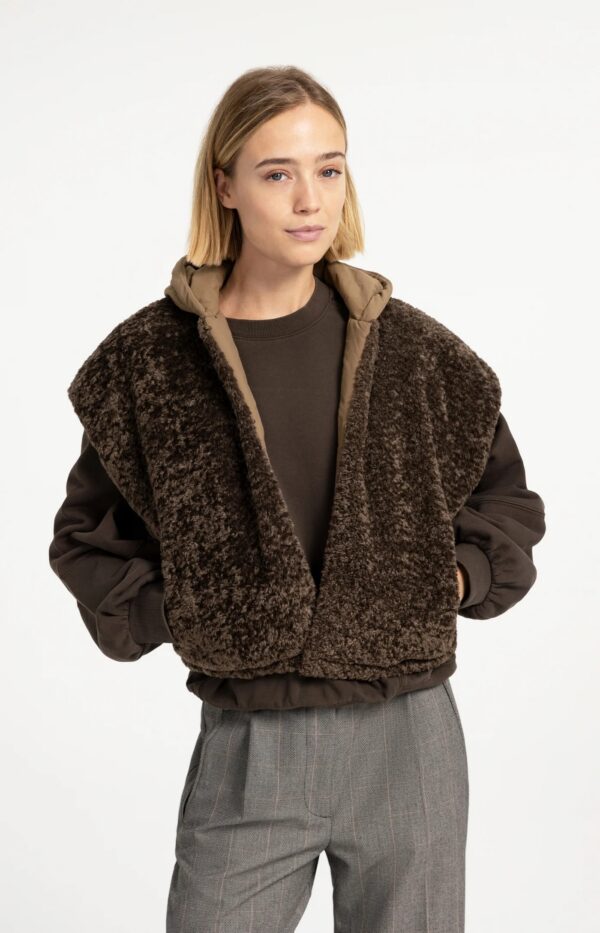 Reversible Faux Fur Bodywarmer - Image 3