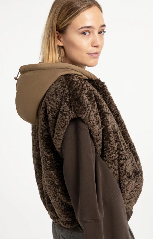 Reversible Faux Fur Bodywarmer - Image 5