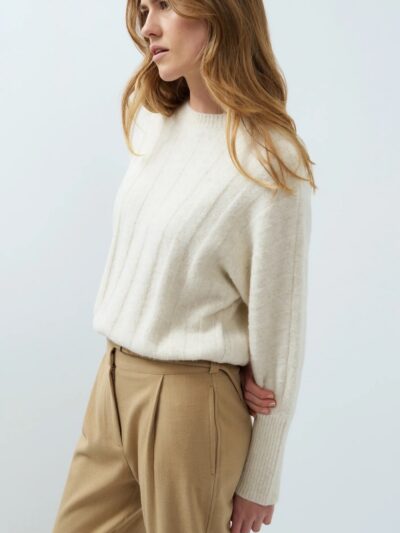 Rib Batwing Sweater