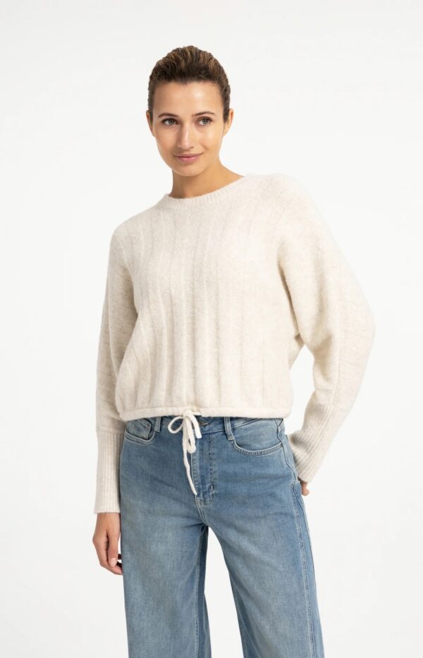 Rib Batwing Sweater - Image 2