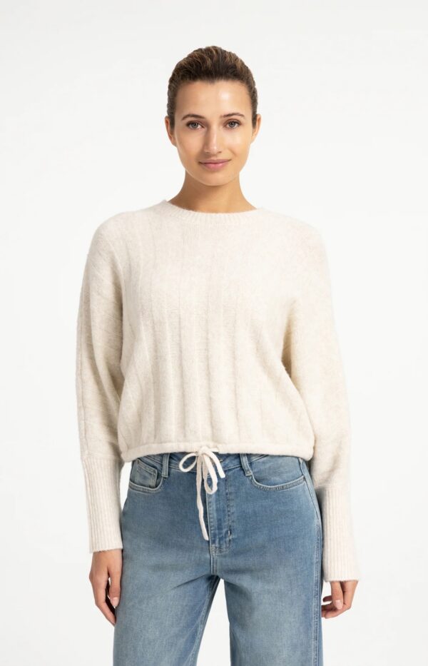 Rib Batwing Sweater - Image 3