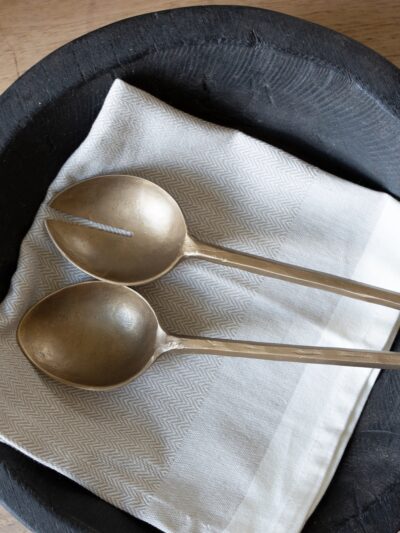 Forged Pair of Salad Servers