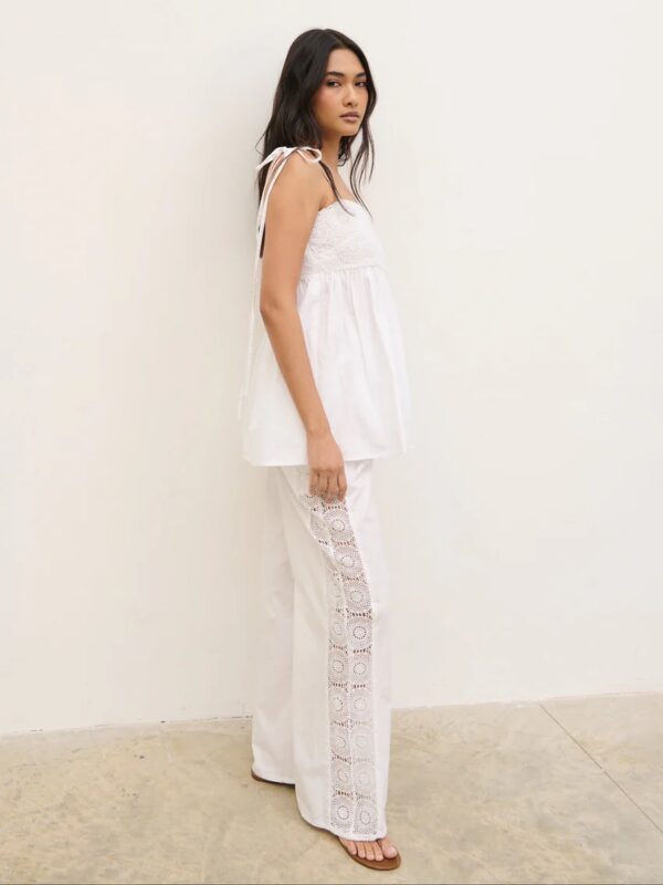 Rae Crochet Detail Trousers - Image 4