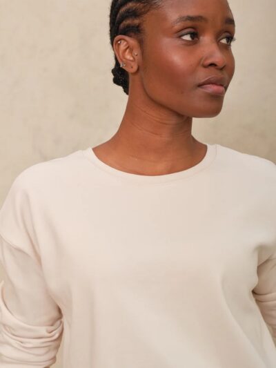 Perfect Crew Neck Sweatshirt – Vanilla