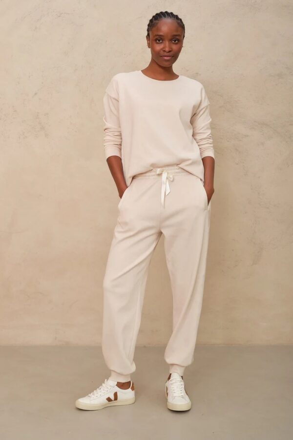 Perfect Crew Neck Sweatshirt - Vanilla - Image 4