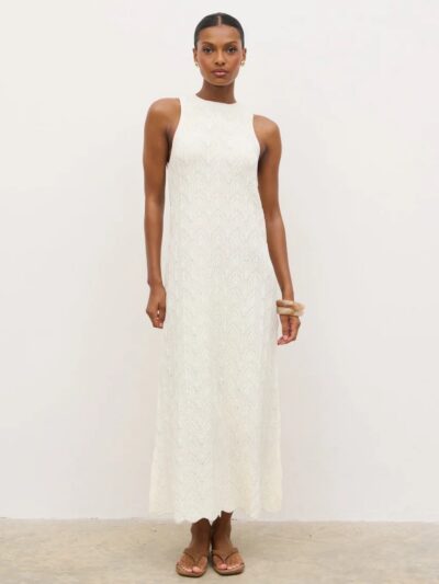 Cleo Cream Midaxi Dress