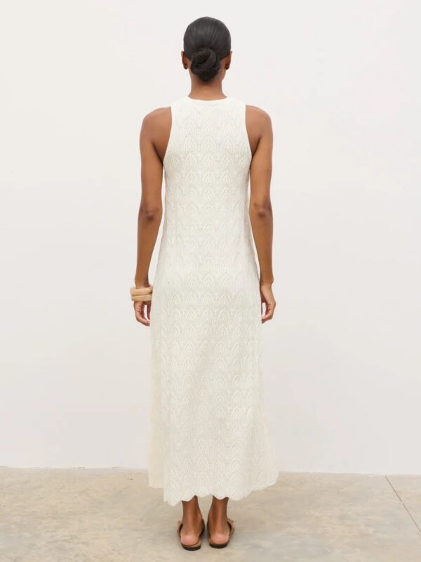 Cleo Cream Midaxi Dress - Image 8