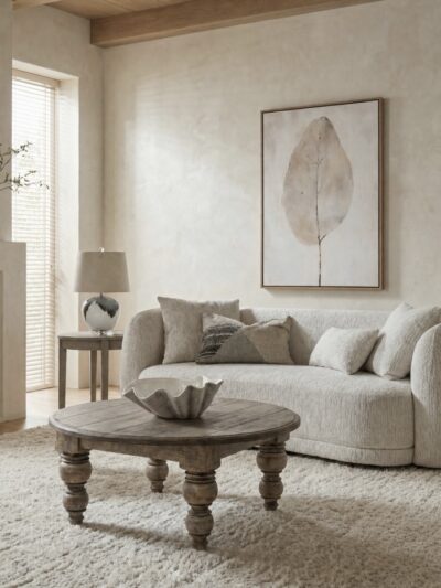 Modern Curved 2 Seater Sofa