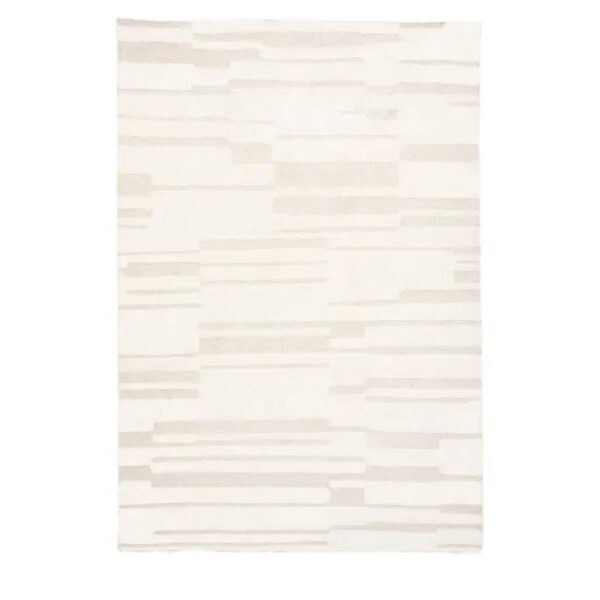 Large Taupe Abstract Rug - Image 2
