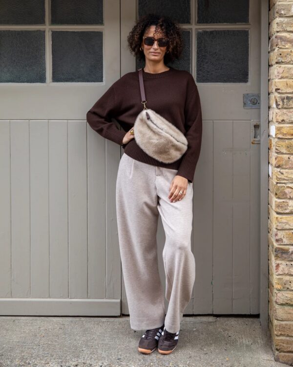 Fulham Faux Fur Crossbody Bag - Image 2