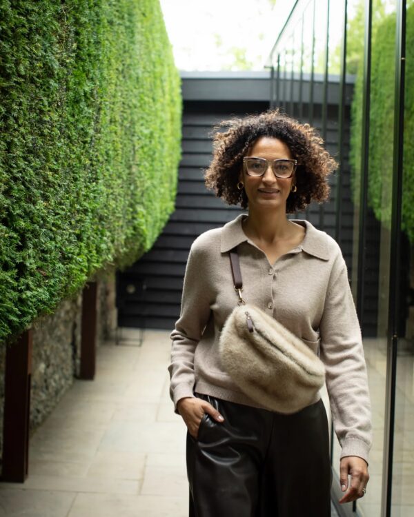 Fulham Faux Fur Crossbody Bag - Image 3