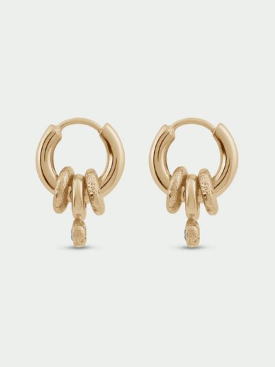 Aria Removable Drop Hoop Earrings