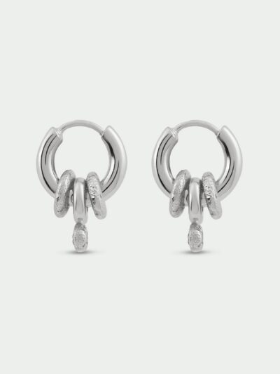 Aria Removable Drop Hoop Earrings
