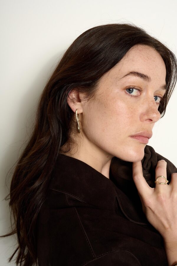 Blend Statement Hoop Earrings - Image 2
