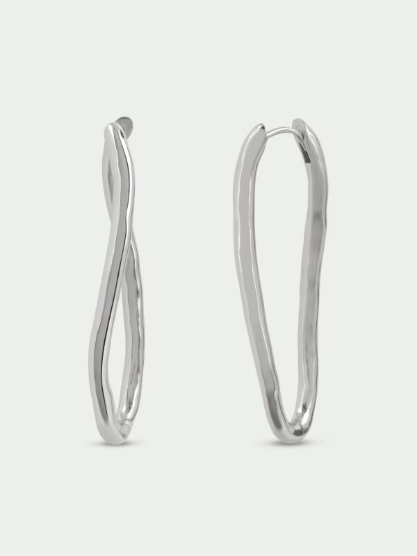 Blend Statement Hoop Earrings - Image 3