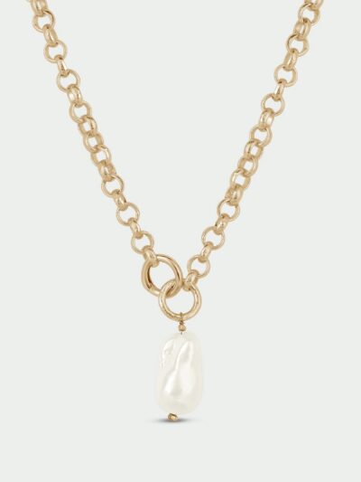 Iris Pearl Pendant Necklace