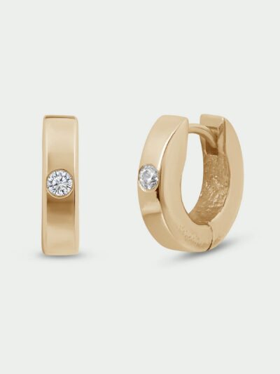 Refine Huggie Hoop Earrings