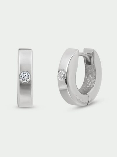 Refine Huggie Hoop Earrings