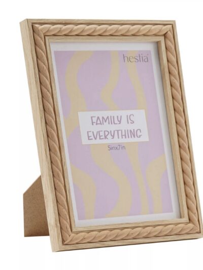 Rope Wooden Photo Frame 5 x 7