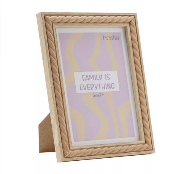 Rope Wooden Photo Frame 5 x 7
