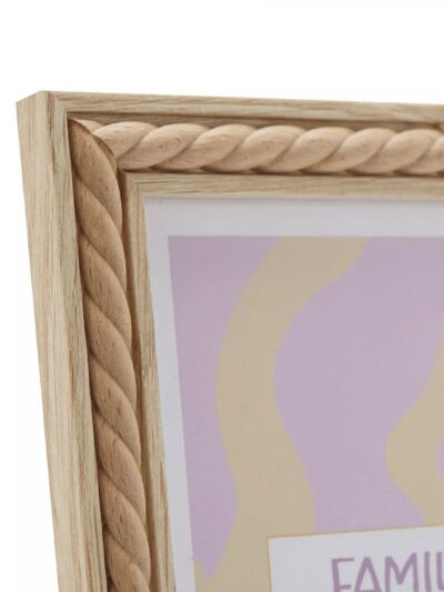 Rope Wooden Photo Frame 5 x 7