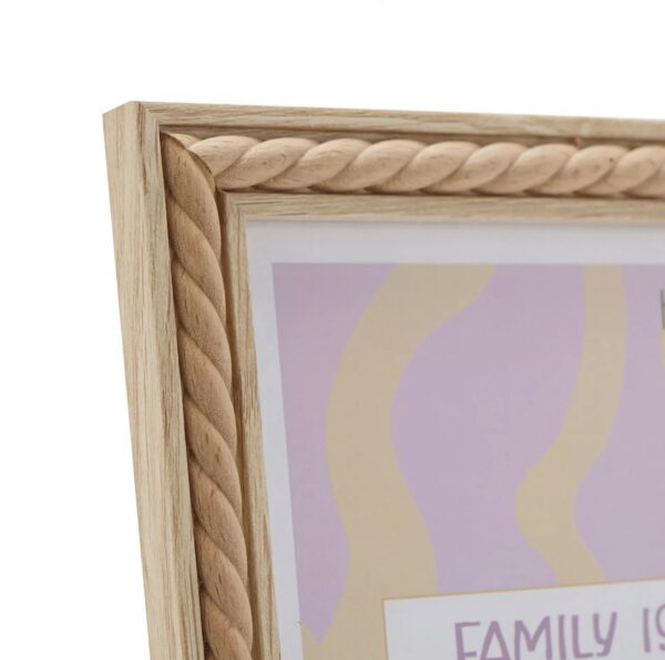 Rope Wooden Photo Frame 5 x 7 - Image 2