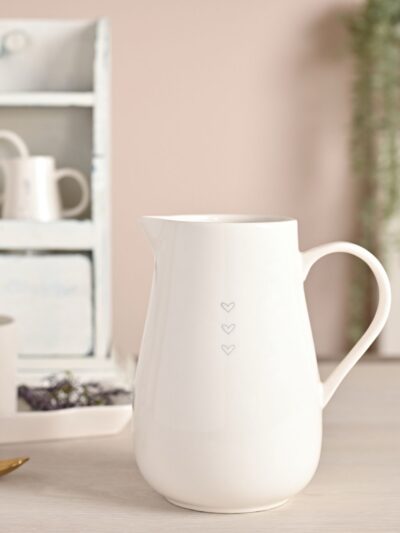 3 Hearts Ceramic Jug