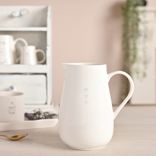 3 Hearts Ceramic Jug
