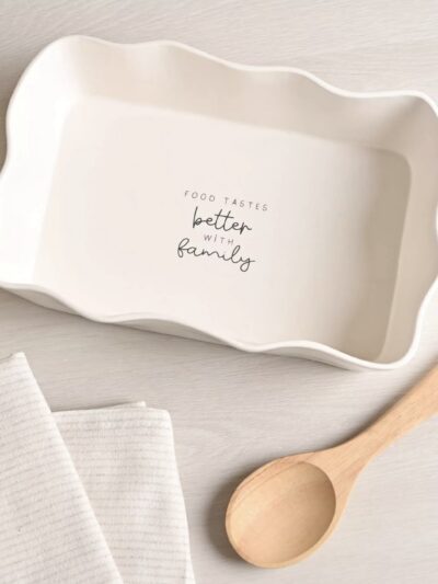 Rectangular Scalloped Serving Dish